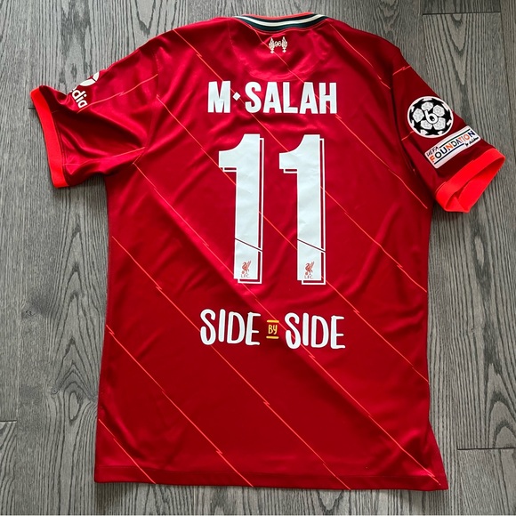 Liverpool Nike Champions League Final 2022 jersey SALAH 11 L - Picture 4 of 6
